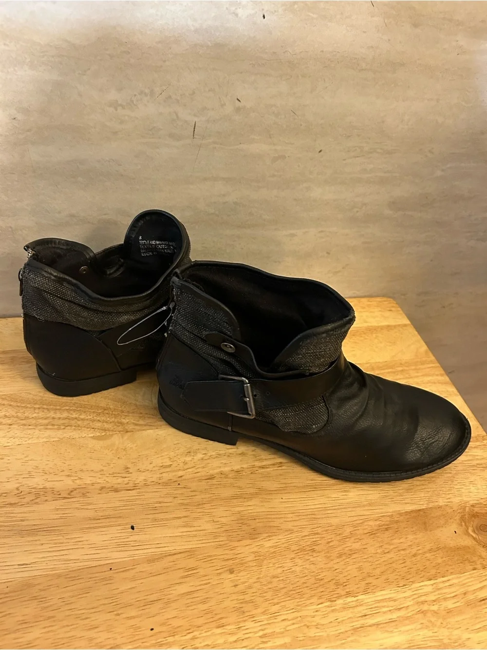 Blowfish Malibu women's low-heel slouch ankle boots